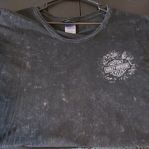 Harley-Davidson Men's Distressed Gray Tee